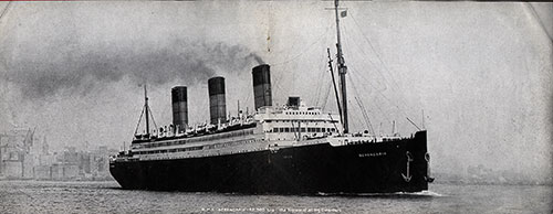 The RMS Berengaria of the Cunard Line circa 1920