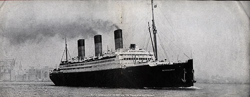 The RMS Berengaria of the Cunard Line circa 1920.