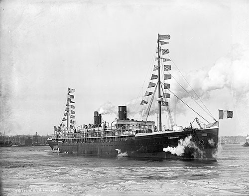 The SS Touraine of the CGT French Line