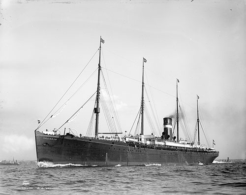 The SS Venndam of the Holland-America Line