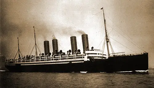 SS Kronprinzessin Cecilie During Her Maiden Voyage, 6 August 1907.