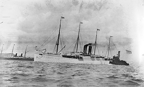 SS Werra of the North German Lloyd (Norddeutscher Lloyd)