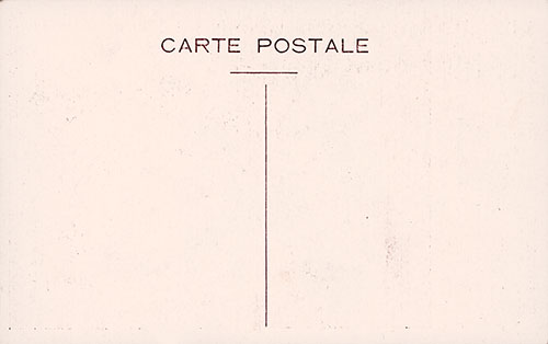 Unused Postcard pof the SS Paris After Refitting circa 1929 by Beliard, Crighton & Company.