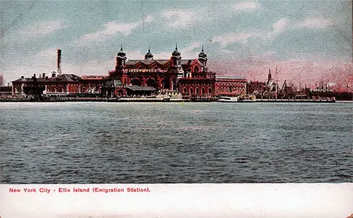New York City -- Ellis Island Emigration Station.