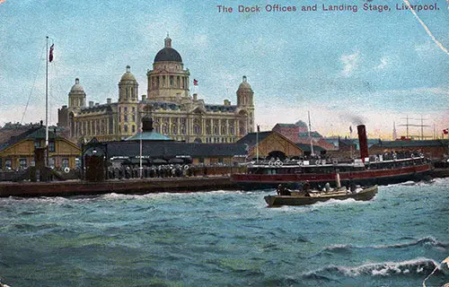 Tender at the Landing Stage Ready for Boarding