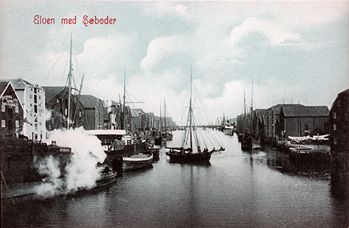 Elven med Søbeder, literally translates as The Elf with Seabed, in Trondhjem circa 1906.