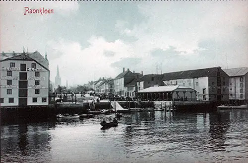 Raunkloen in Trondhjem circa early 1900s.