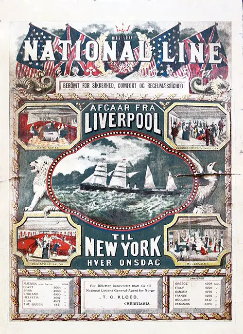 The National Steam Navigation Company (National Line) History and Ephemera