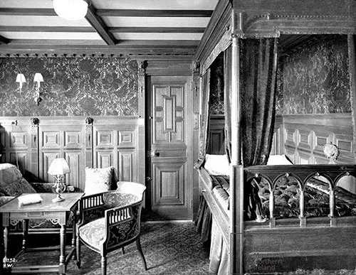 First Class Stateroom B-59 on the Titanic.