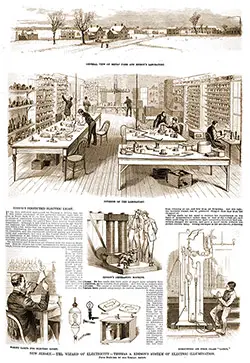 Thomas A. Edison's System of Electric Illumination.