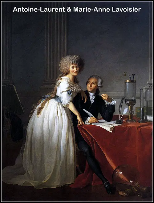 Antoine-Laurent and his Wife, Marie Anne Paulze Lavoisier, 1788.