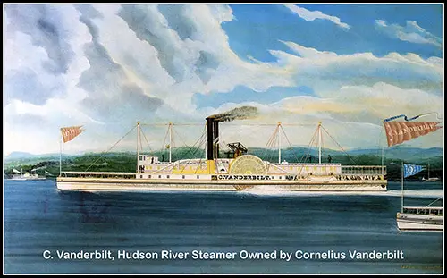 The Hudson River Steamer "C. Vanderbilt," Owned by Cornelius Vanderbilt.