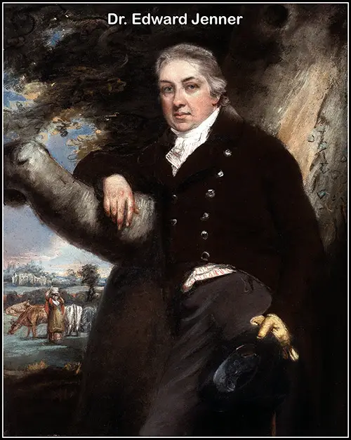 Portrait of Dr. Edward Jenner, ca 1800.