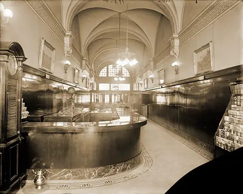 Grand Trunk Western Railroad Ticket Office Detroit Michigan - c1905.