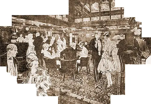 Helena Dasu's Presence in the Gay Party of Her Friends Who Were Bound for New York.