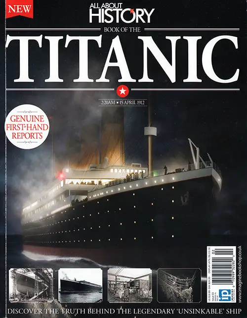 Front Cover: Book of the Titanic - All About History, Issue 3, 2016