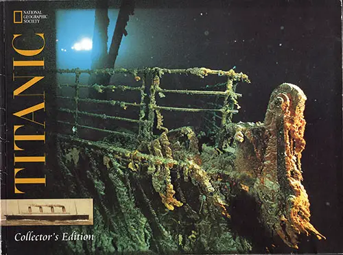 Front Cover of Titanic - Collector's Edition by the National Geographic Society.