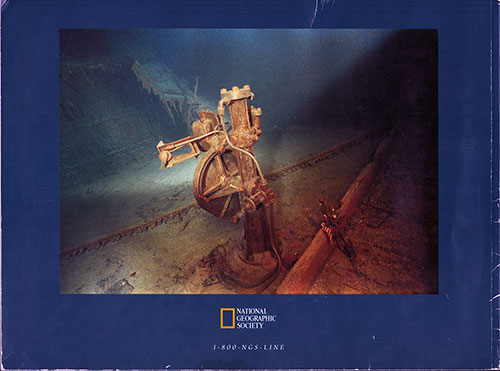 Back Cover of Titanic - Collector's Edition by the National Geographic Society.