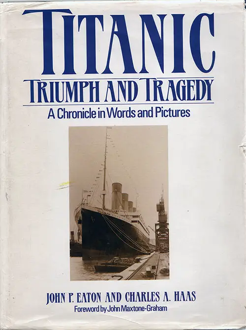 Front Cover, Titanic: Triumph and Tragedy - A Chronicle in Words and Pictures - 1986