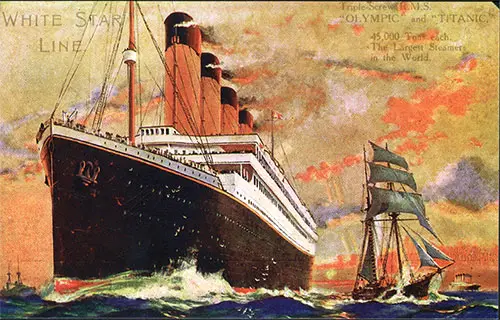 White Star Line Olympic and Titanic - Comparison to Clipper Ship