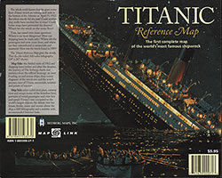 Cover of the Titanic Reference Map: The First Complete Map of the World's Most Famous Shipwreck