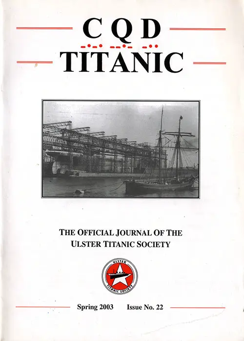 CQD Titanic - Visit to Cobh - Spring 2003