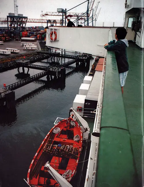 Back Cover "Slow Ahead." Crossing from Liverpool to Belfast during the Titanic Heritage Tour II