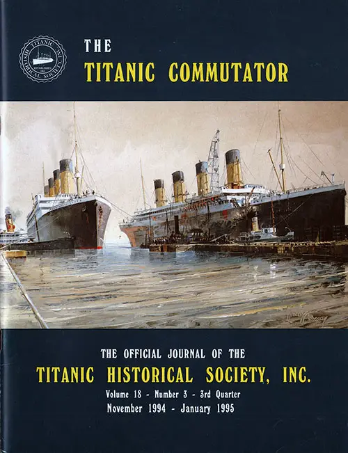 Titanic Saloon Steward - Titanic Commutator - 3rd Quarter 1994