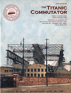 Front Cover, The Titanic Commutator, Volume 25, Number 154, Quarterly Journal