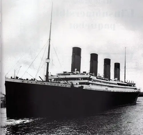 The RMS Titanic 1912