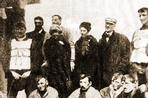 Survivors of the Titanic and Occupants of Lifeboat 1 Rescued by the Carpathia. 