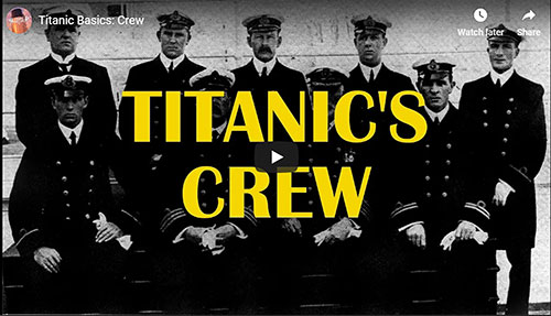 Video Hero Image: Titanic's Crew posted by Titanic Honor & Glory, October 2018.