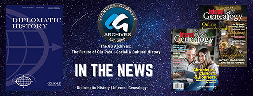 The GG Archives In The News - Diplomatic History & Internet Genealogy
