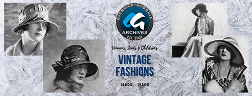 Vintage Fashions 1880s - 1930s