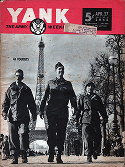 Front Cover, YANK: The Army Weekly Magazine - 27 April 1945