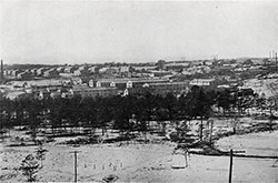 GGA Image ID # 139f237bb8 A Bird's-Eye View of Camp Devens - Looking West from Boulder Hill.