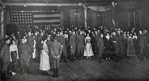 An Officers’ Ball in the Main Building Knights of Columbus