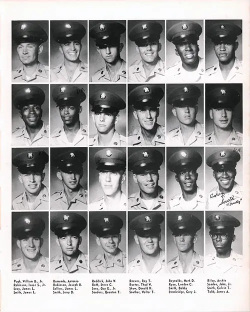 Company A 1967 Fort Benning Basic Training Recruit Photos, Page 9.