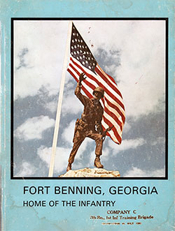 Front Cover, Fort Benning Basic Training Yearbook 1982 Company C, 7th Battalion, 1st Infantry Training Brigade.