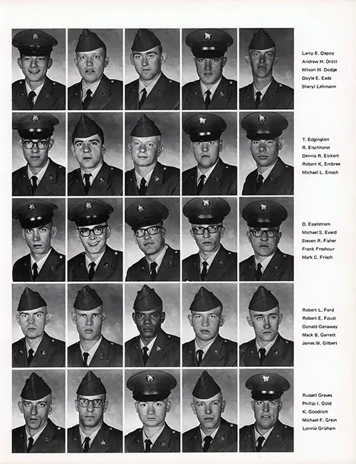Company C 1968 Fort Campbell Basic Training Recruit Photos, Page 7.