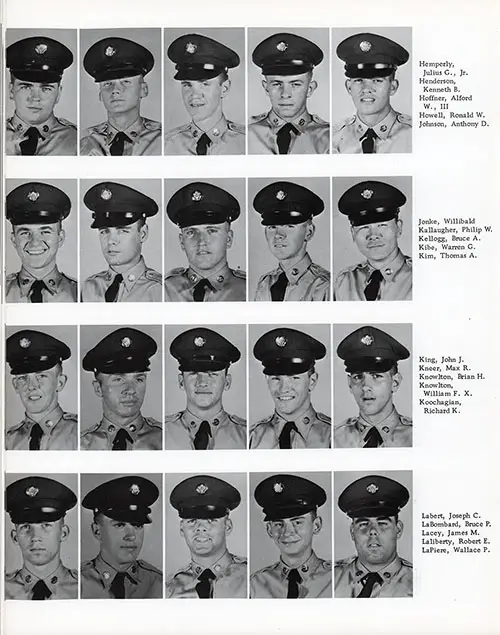 Company L 1960 Fort Dix Basic Training Recruit Photos, Page 8.