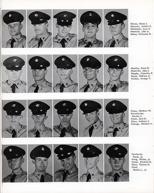Company L 1960 Fort Dix Basic Training Recruit Photos, Page 10.