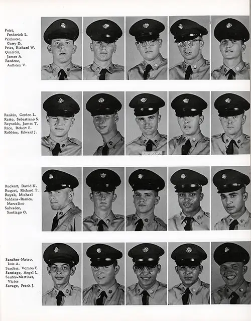 Company L 1960 Fort Dix Basic Training Recruit Photos, Page 11.