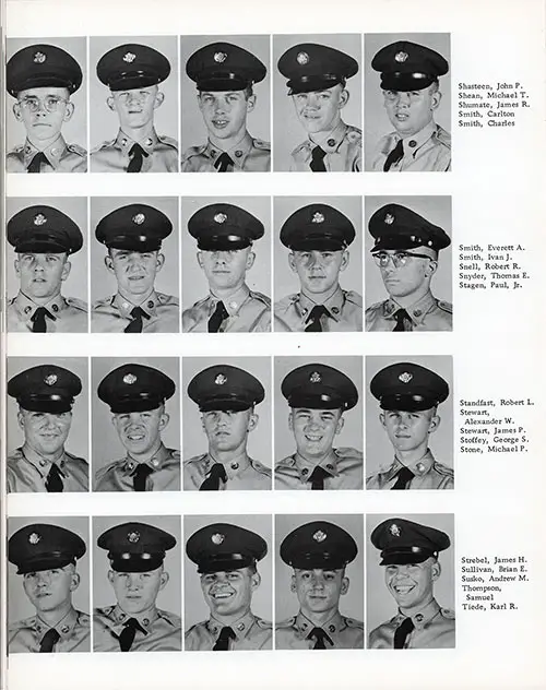 Company L 1960 Fort Dix Basic Training Recruit Photos, Page 12.