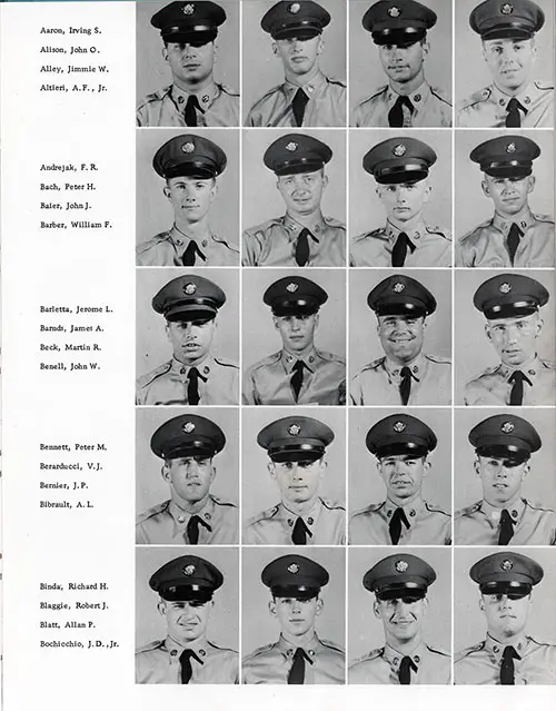 Company N 1961 Fort Dix Basic Training Recruit Photos, Page 3.