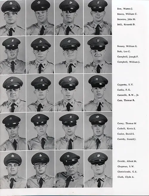Company N 1961 Fort Dix Basic Training Recruit Photos, Page 4.