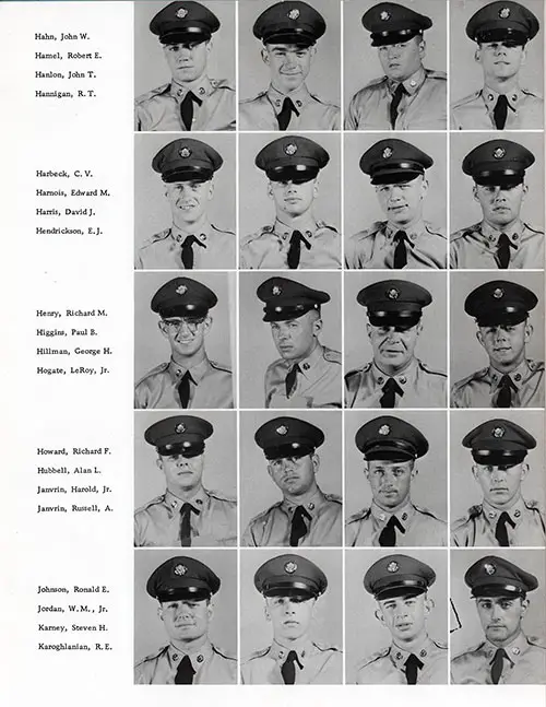 Company N 1961 Fort Dix Basic Training Recruit Photos, Page 7.