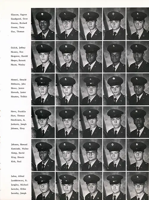 Company E 1971 Fort Dix Basic Training Recruit Photos, Page 5.
