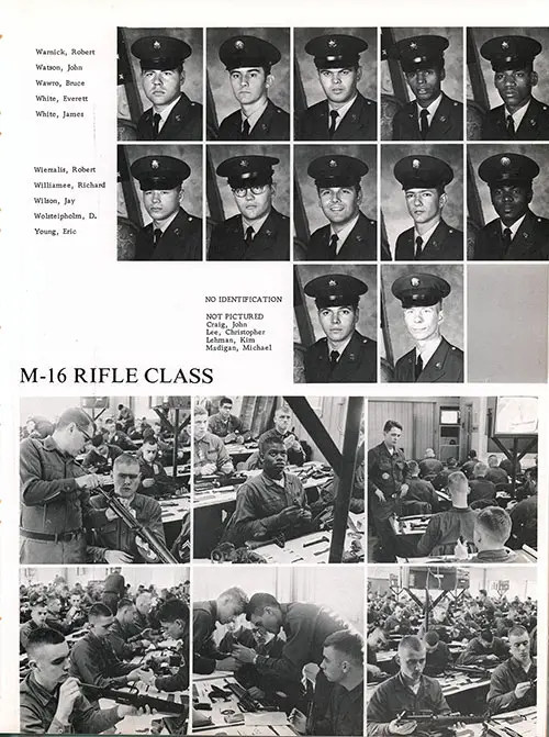 Company E 1971 Fort Dix Basic Training Recruit Photos, Page 9.