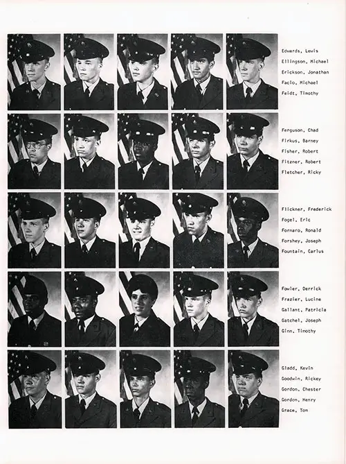 Company B 1979 Fort Dix Basic Training Recruit Photos, Page 4.
